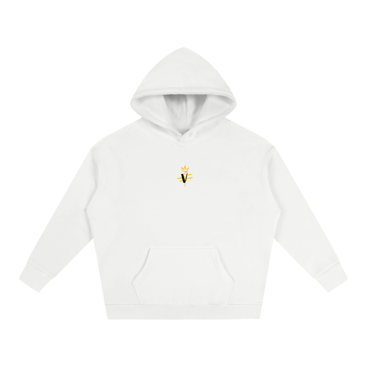 Vallen | White Oversized hoodie
